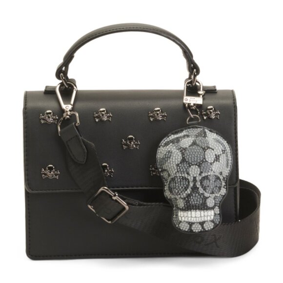 Betsey Johnson Handbags - BETSEY JOHNSON Skull Crossbody With Skull Charm